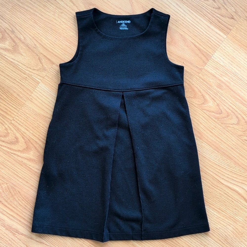 Navy Lands end jumper, sleeveless, navy blue